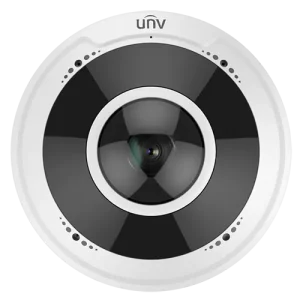 Uniview IPC815SR-DVSPF14 5MP IP Network IR Fisheye Built-in Mic Audio Security Camera