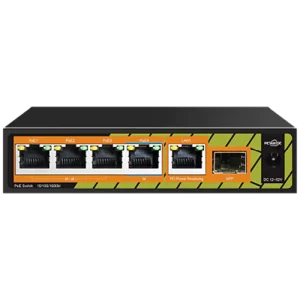 PoE Switch 4 + 1 uplink Gigabit RJ45 SFP AI Watchdog Function