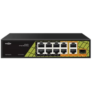 PoE Switch 8 + 2 uplink Gigabit RJ45 SFP AI Watchdog Function