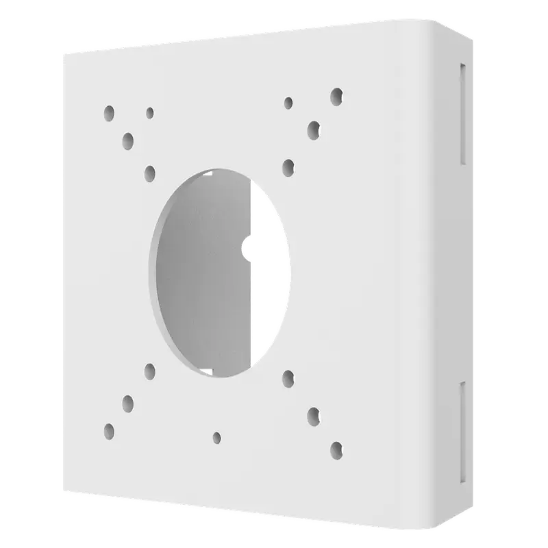 A metal bracket that allows Uniview bullet cameras to be mounted on a pole