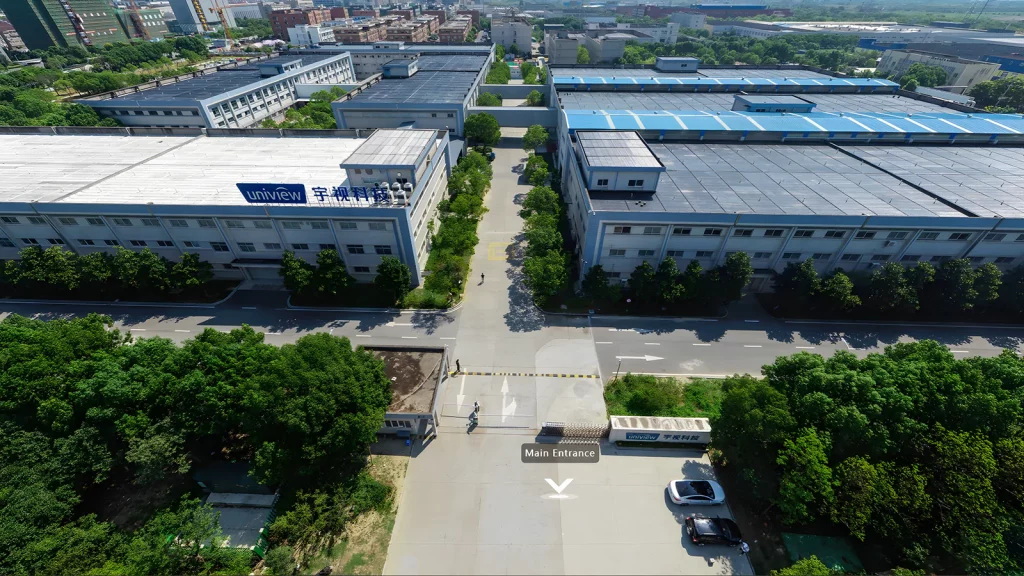 Uniview Manufacturing Facility Above View
