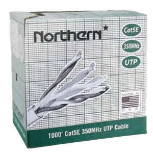 1000 foot box of Northern Cat5e cables (Riser & Plenum)