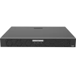 A black rectangular metal box with the UNV logo on the front. The box is a video recorder for Uniview security cameras.
