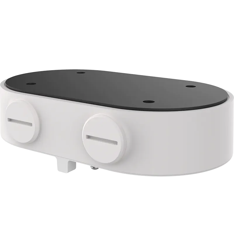 A metal junction box designed for Uniview's dual dome cameras