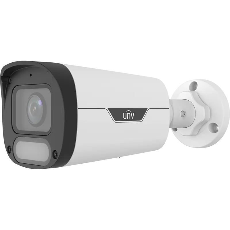 Uniview 8MP OwlView mini-bullet camera with Wise-ISP technology and a white LED