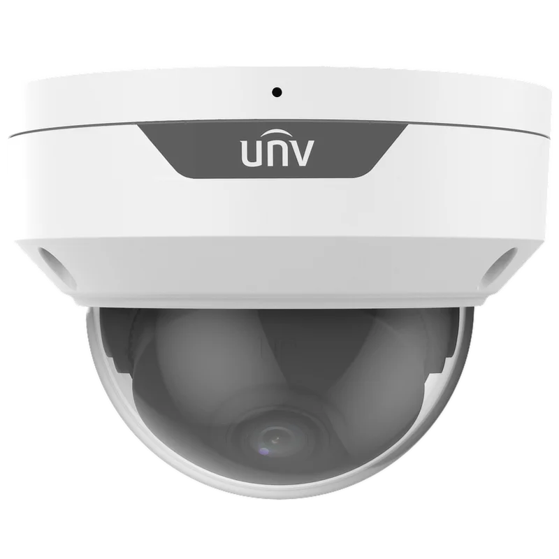 Uniview economic 4MP dome IP camera with a built-in microphone