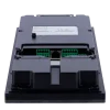The bottom of Akuvox's X915S video intercom with an Ethernet port in the centre and a wiring terminal on either side