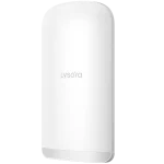 A slightly curved white plastic housing with the Lysora logo written at the front in grey.